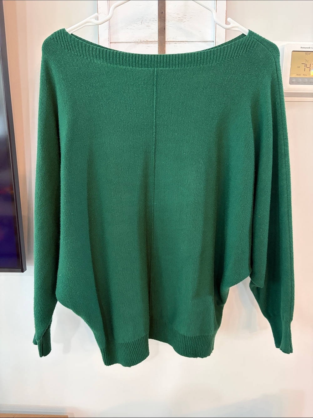 Amazon Women’s Emerald Off-the-Shoulder Boatneck Sweater